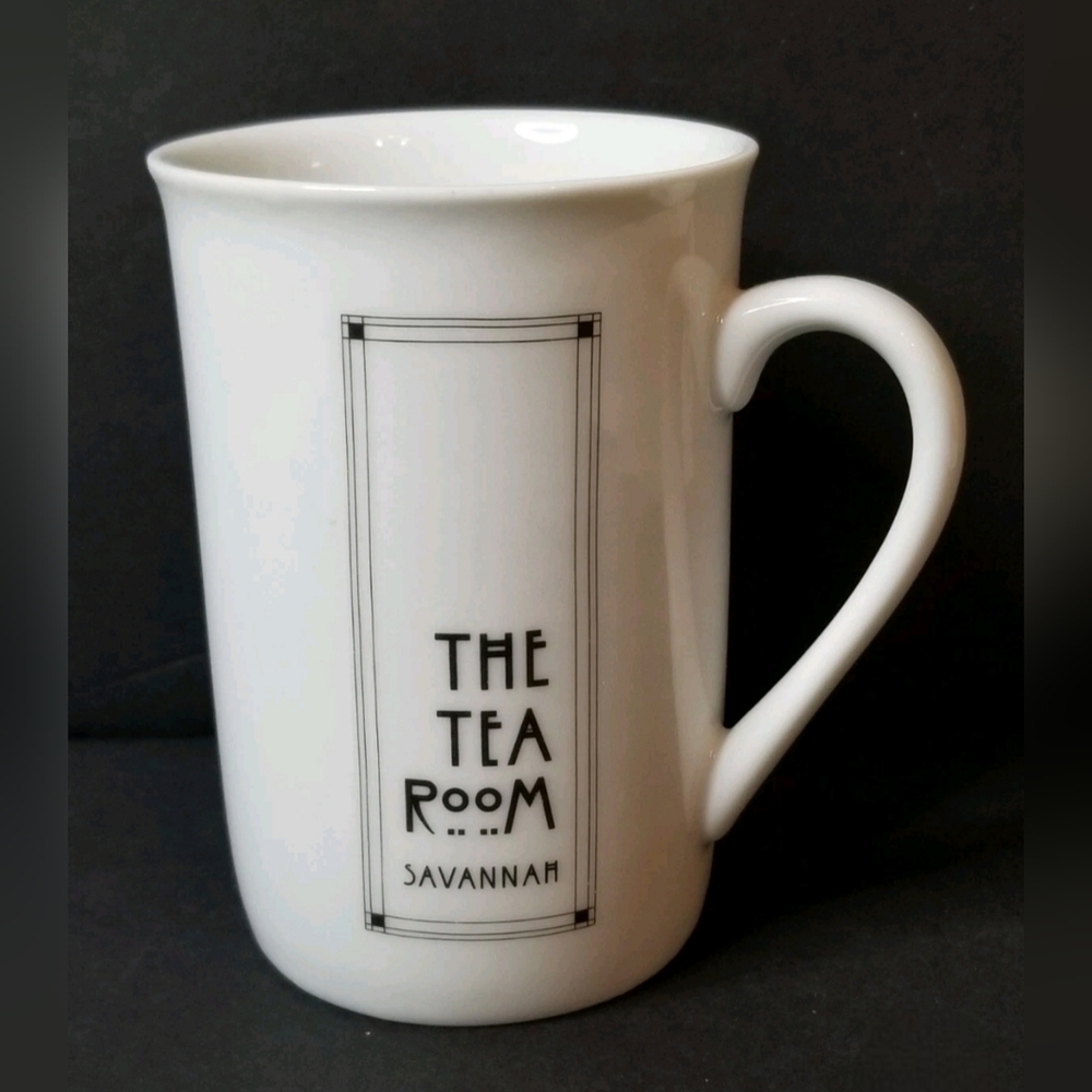 Cordon Bleu BIA Savannah The Tea Room Cup Coffee Mug White Georgia Cottage Core